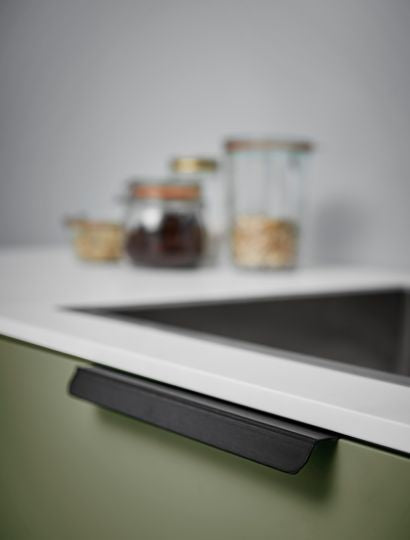 MATT BLACK KITCHEN CABINET HANDLE ACCENT 