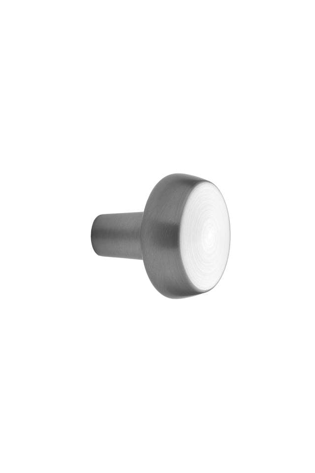 Modern small classic traditional silver stainless steel round kitchen cabinet knob