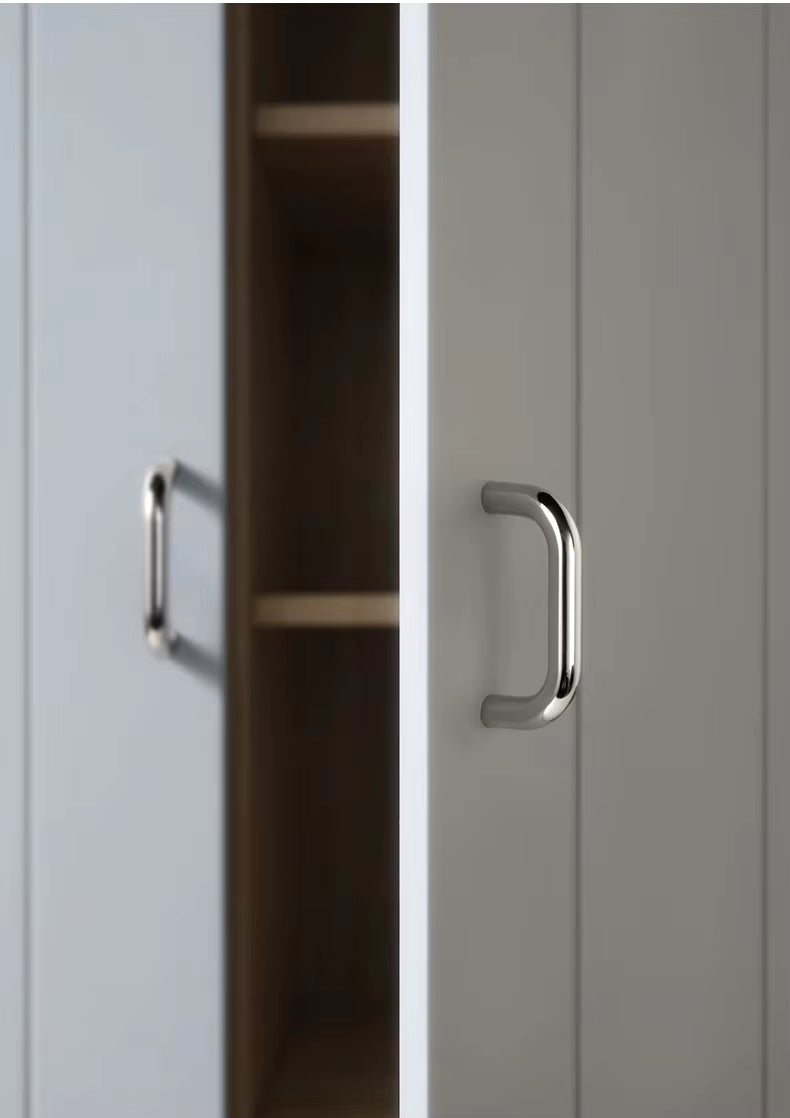 Cute modern kitchen wardrobe pull handle polished nickel