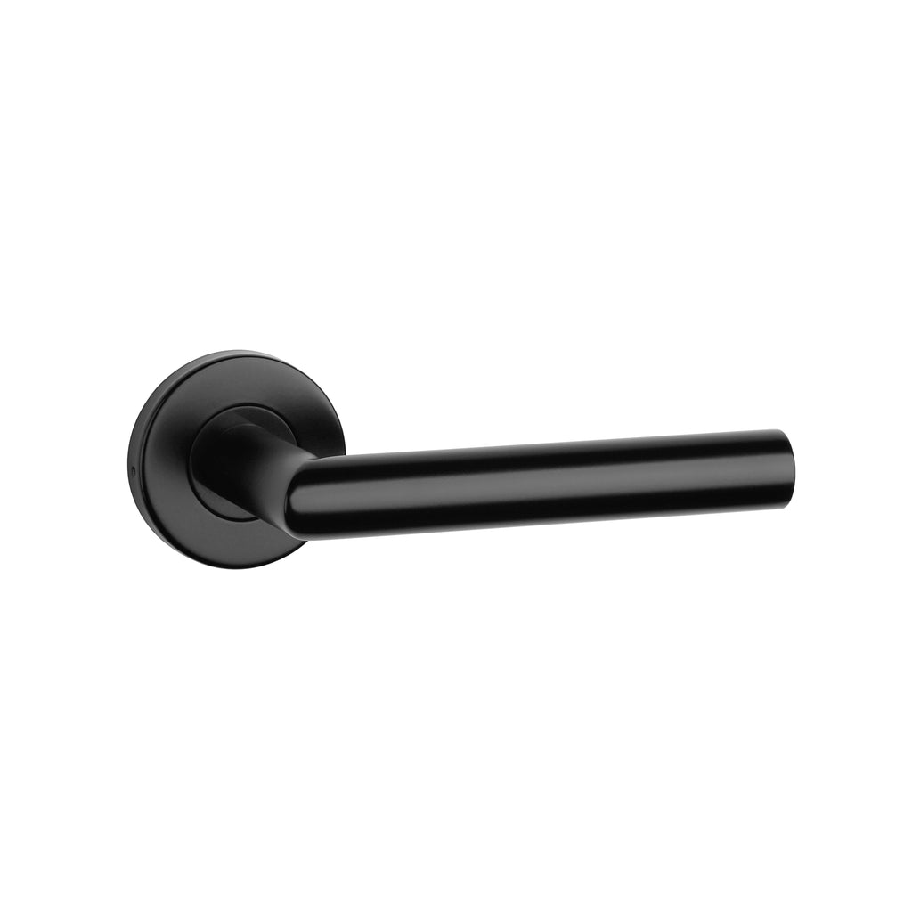 Door handle sterk oval 3mm black
