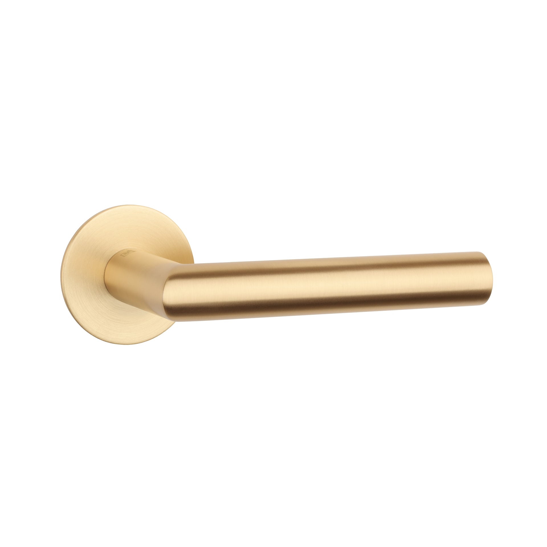 Door handle ultra slim 3mm brushed brass