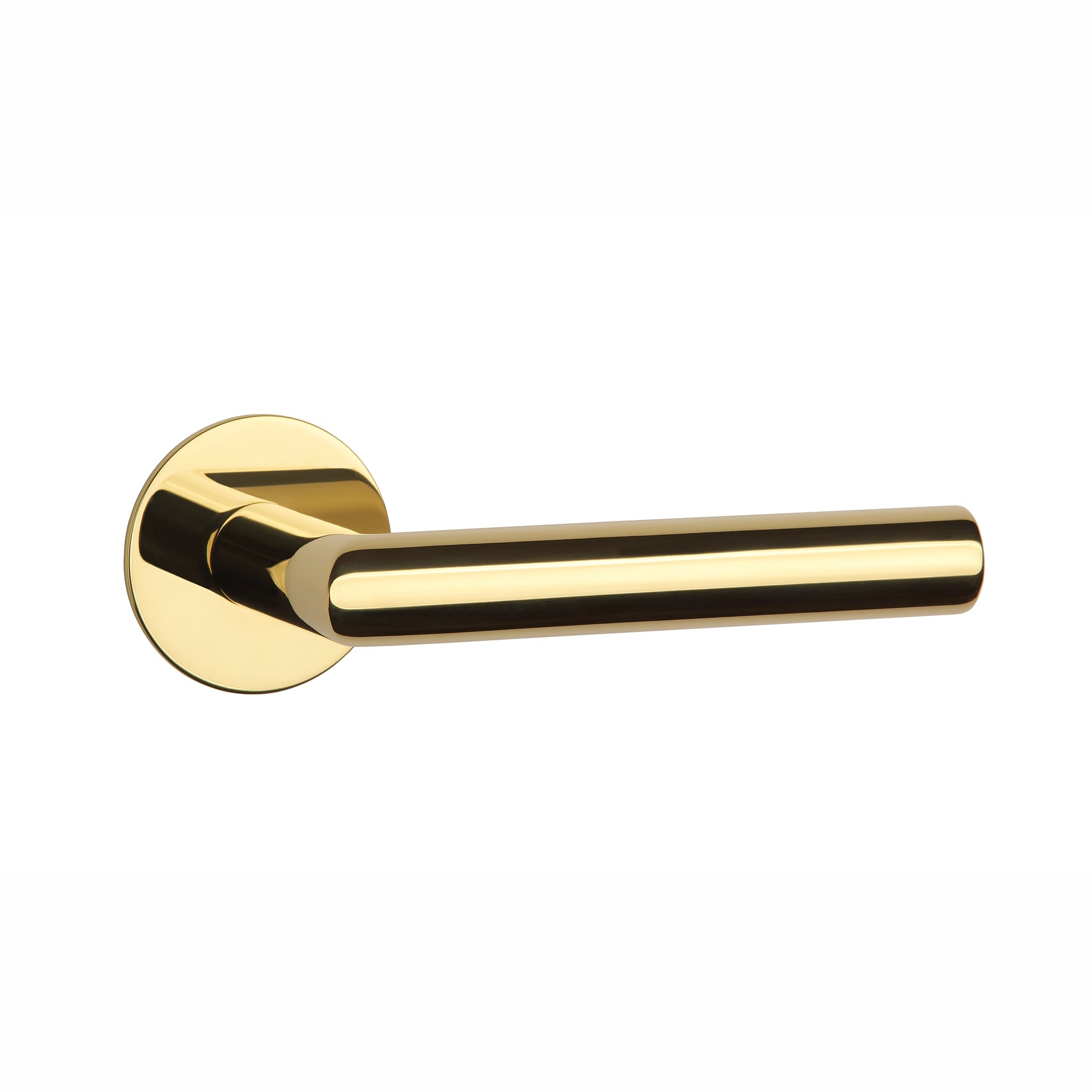 Door handle ultra slim 3mm polished brass