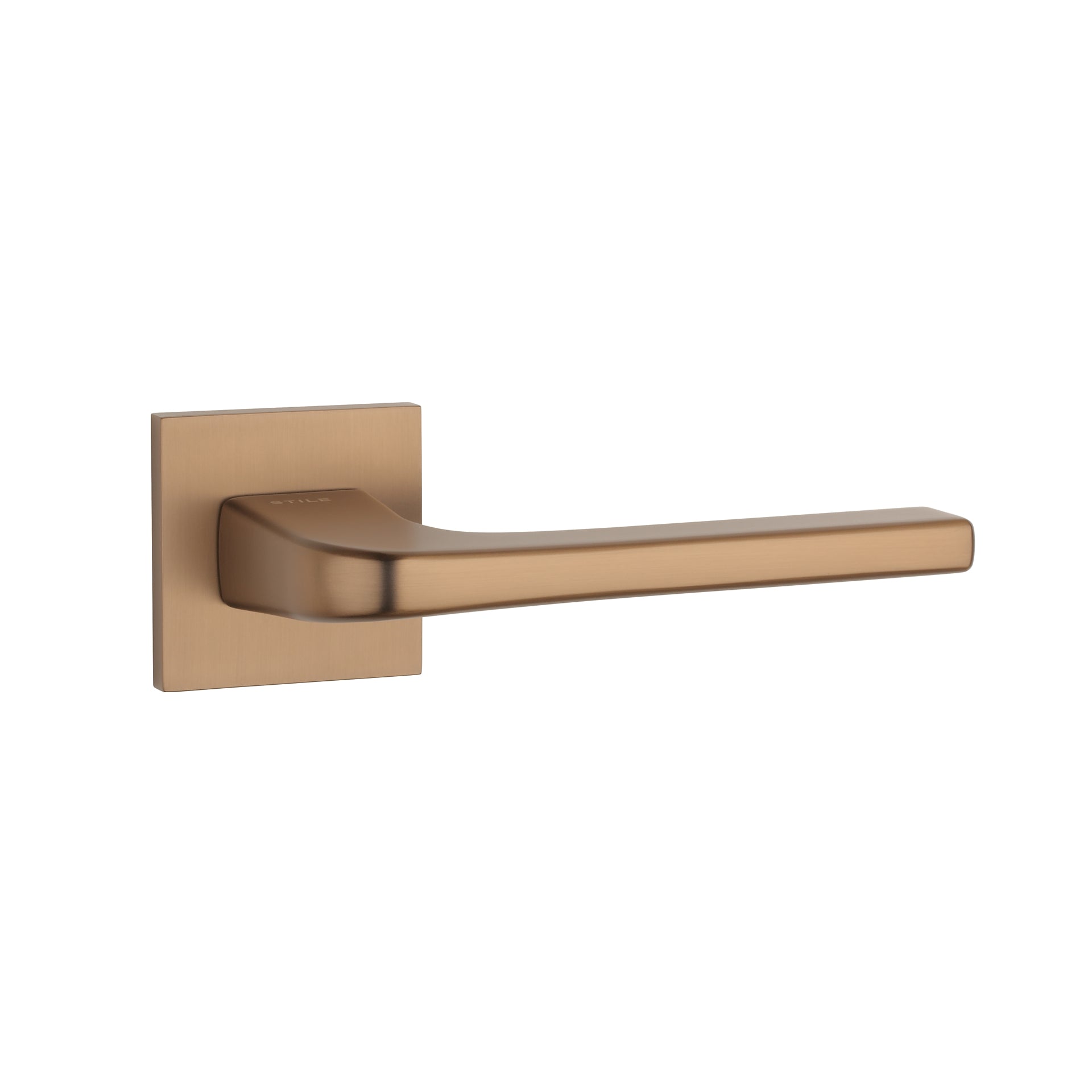 Door handle stile naka dark brass