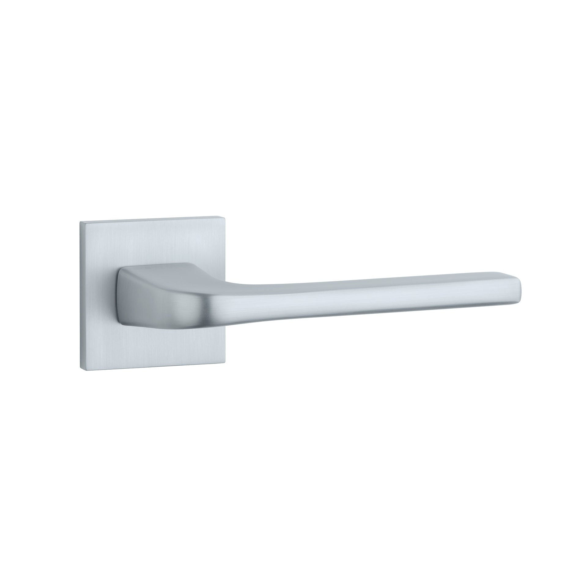 Door stile naka satin chrome