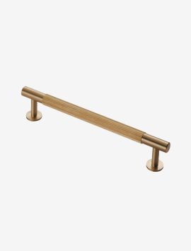 Modern kurled striped contemporary long bar pull handle kitchen wardrobe cabinet brass