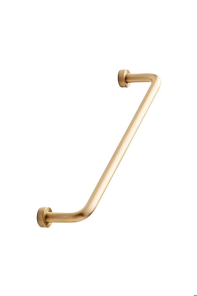 Contemporary Modern polished brass gold thin kitchen cabinet bar handle