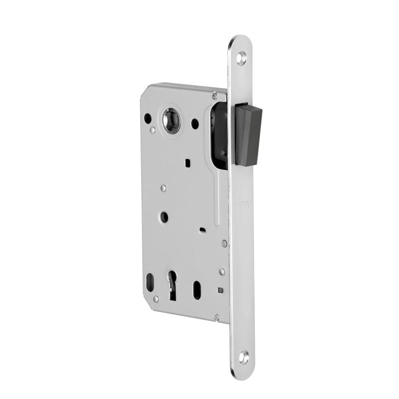 Door lock and latch compatible nickel