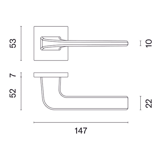 STILE NAKA SATIN BRASS